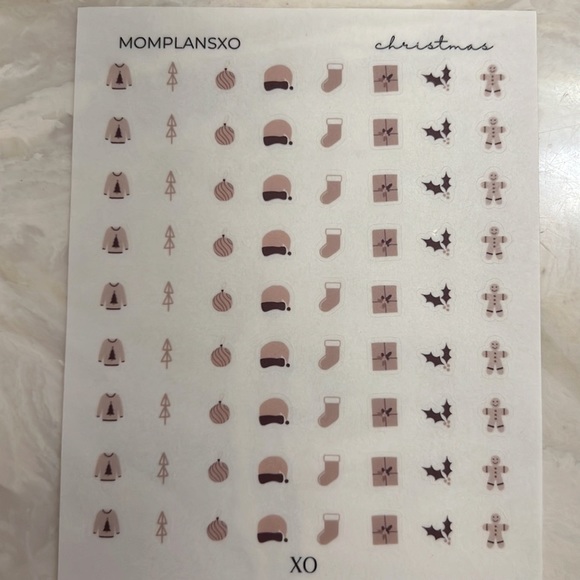 Christmas transparent stickers 3 sheet bundle - Picture 4 of 5